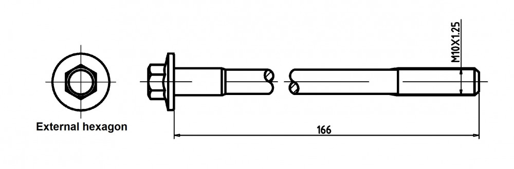 Болты ГБЦ для а/м Chevrolet Lacetti (04-)/Cruze (09-)/Daewoo Nexia (94-)/(08-) 1.4i/1.5i/1.6i [F14D3; F16D3] (10 шт.)