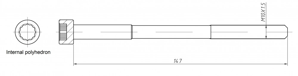 Болты ГБЦ для а/м Toyota Corolla (00-)/Geely Coolray (23-)/Lifan X60 (11-) 1.5i/1.6i/1.8i [1ZZ; 3ZZ; BHE15-EFZ; LFB479] (10 шт.)