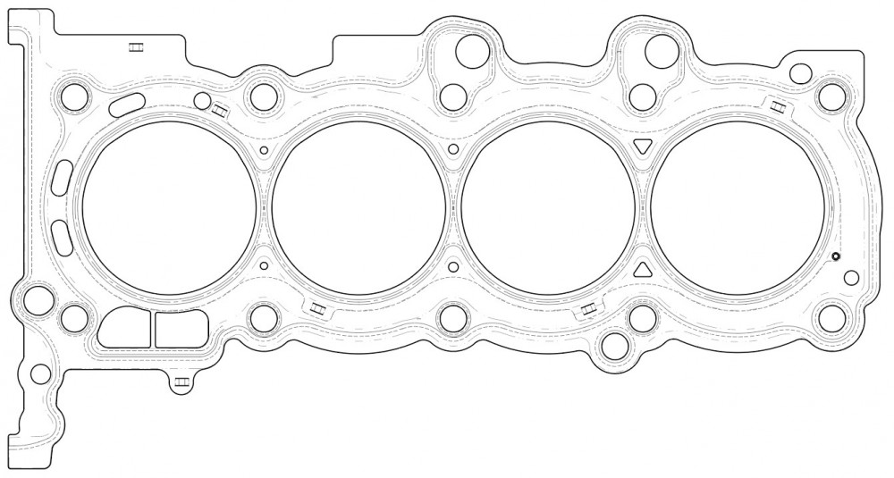 Прокладка ГБЦ для а/м Kia Picanto (11-)/Hyundai i20 (09-) 1.2i [G4LA]