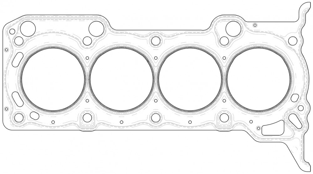 Прокладка ГБЦ для а/м Mitsubishi Lancer X (07-)/ASX (10-)/Colt (04-) 1.3i/1.5i/1.6i [4A]