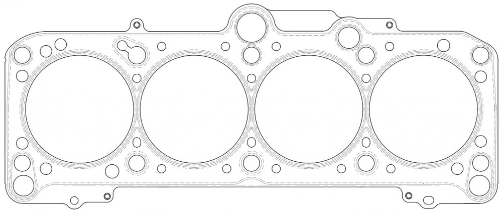 Прокладка ГБЦ для а/м VW Passat B3/B4 (93-)/Golf III (91-) 1.8