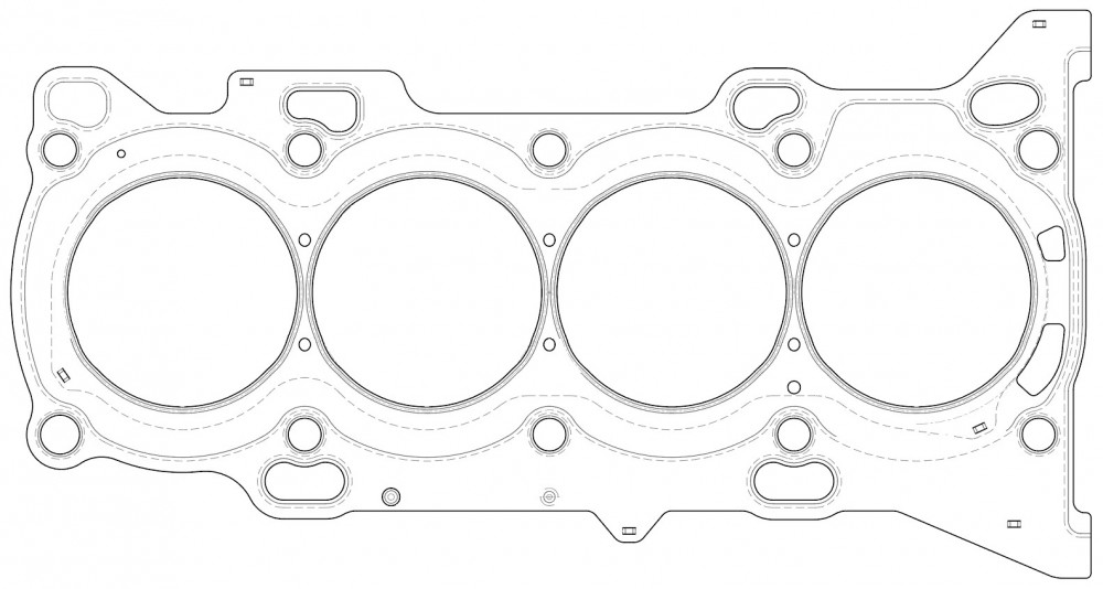 Прокладка ГБЦ для а/м Toyota Camry (11-)/RAV4 (13-)/Lexus RX (08-) 2.5i [2AR-FE]