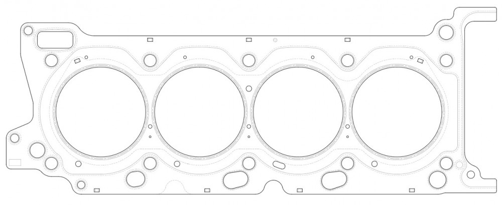 Прокладка ГБЦ для а/м Lexus LX (07-)/Toyota Land Cruiser 200 (10-) 4.6i/5.7i (прав.)