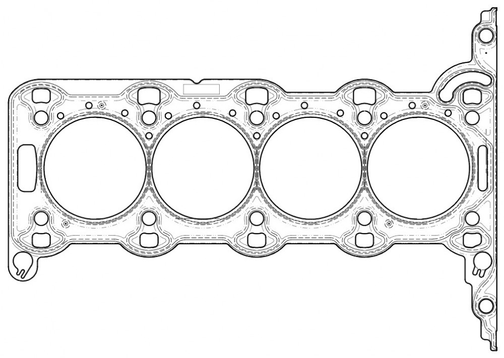 Прокладка ГБЦ для а/м Opel Corsa D (06-)/Astra H (04-)/Meriva A (03-) 1.2i/1.4i [Z12X; Z14X]