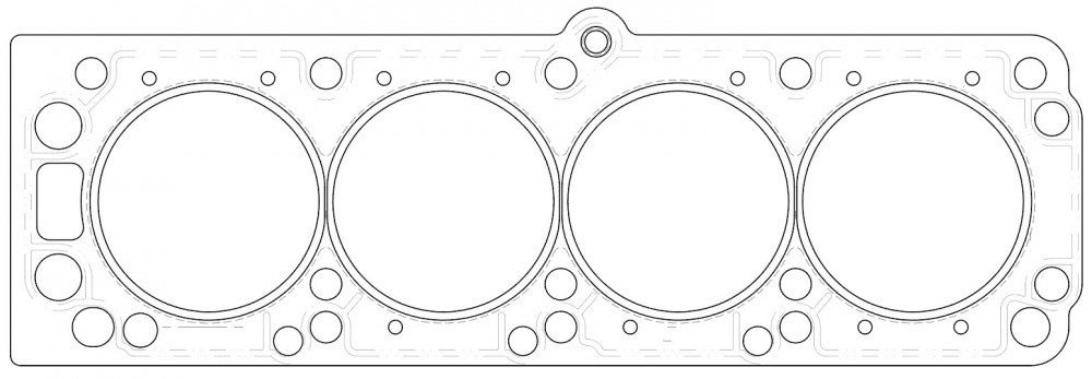 Прокладка ГБЦ для а/м Opel Omega B (94-)/Vectra B (95-) 2.0i/2.2i