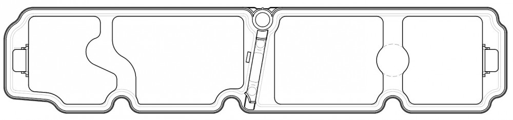 Прокладка клапанной крышки для а/м Volvo V40 (12-)/Citroen C4 Picasso (14-) 1.6d