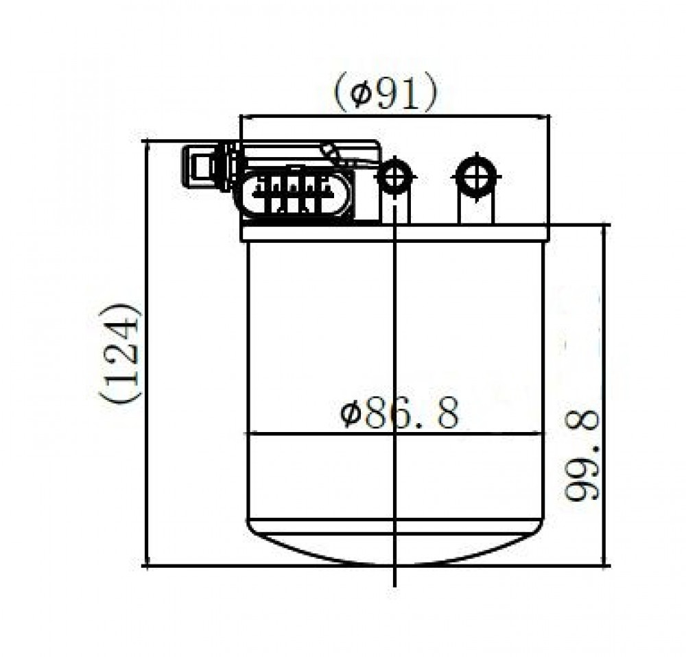 Фильтр для а/м Mercedes C W204 (06-)/E W212 (09-)/S W221 (09-)/GL X164 (10-) 2.1D/3.0D (топл.диз.) (LFF 15305D)