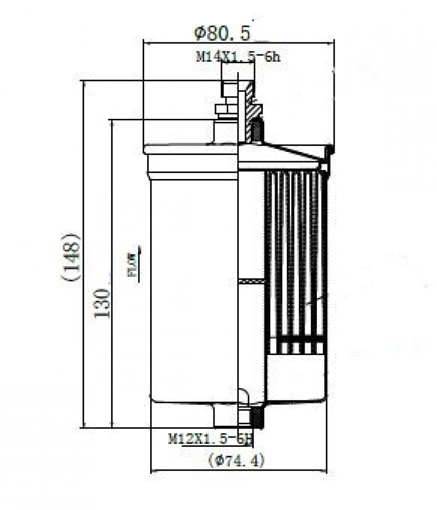 Фильтр для а/м Mercedes C W202 (93-)/E W124 (85-) 1.8i/2.0i/2.3i/2.6i (топл.) (LFF 15307)