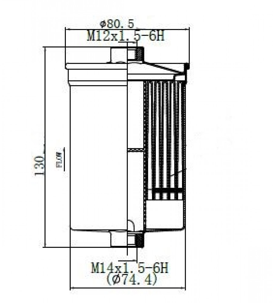 Фильтр для а/м VAG Passat B5 (96-)/ B5.5 (00-) 1.8i/2.0i (топл.) (LFF 18315)
