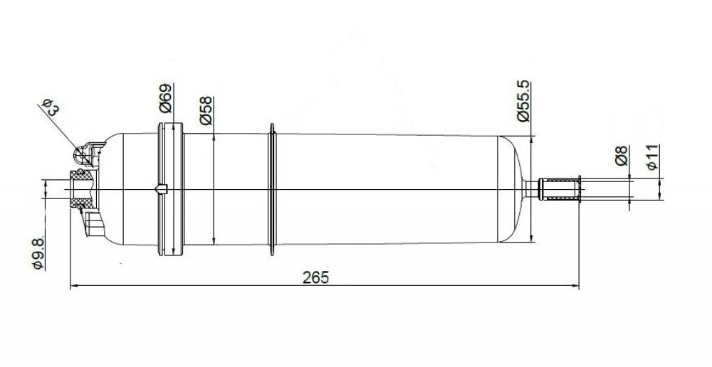 Фильтр для а/м BMW X5 G05 (18-)/5 G30 (16-)/X3 G01 (17-) 2.0d/3.0d (топл.диз.) (LFF 26302D)