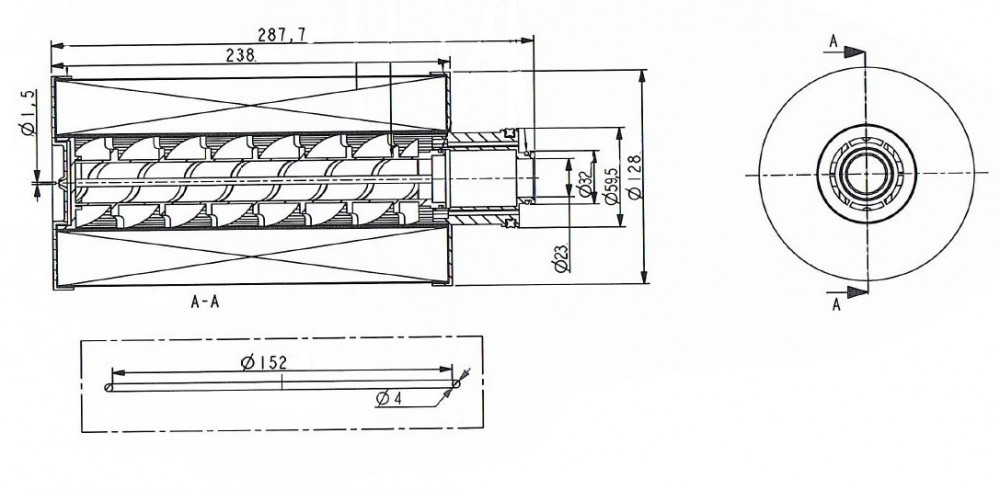 Фильтр топливный для а/м Dongfeng GX Евро 5, Евро 6 (топл.диз.сеп.)
