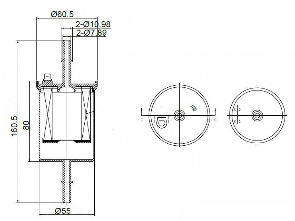 Фильтр топливный для а/м GAC GS8 II (21-)/GN8 (20-) 2.0T