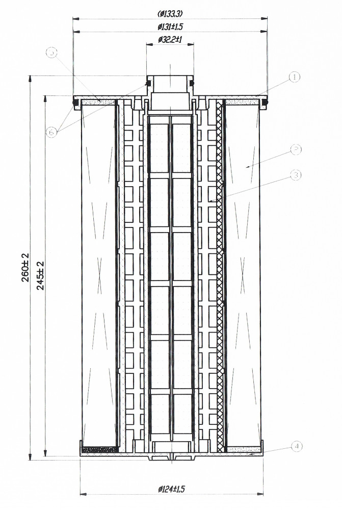 Фильтр топливный для а/м FAW J6/J7 [дв. CA6DL2] Eвро 4/5 (диз.)