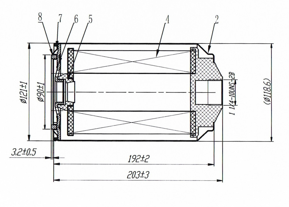 Фильтр топливный для а/м DongFeng DFH4180 GX [Cummins ISLe 310-375]