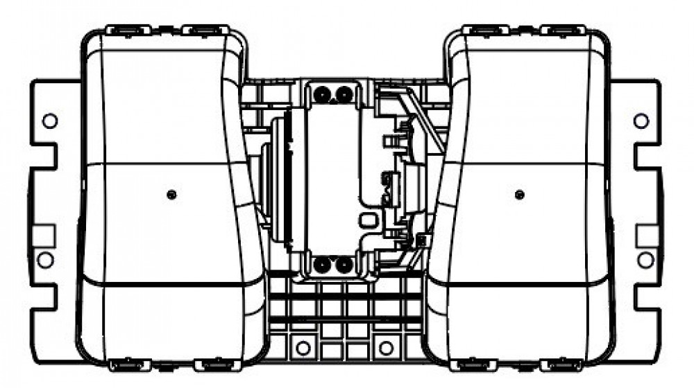 Электровентилятор отопителя для автомобилей DongFeng DFH4180 GX (13-)