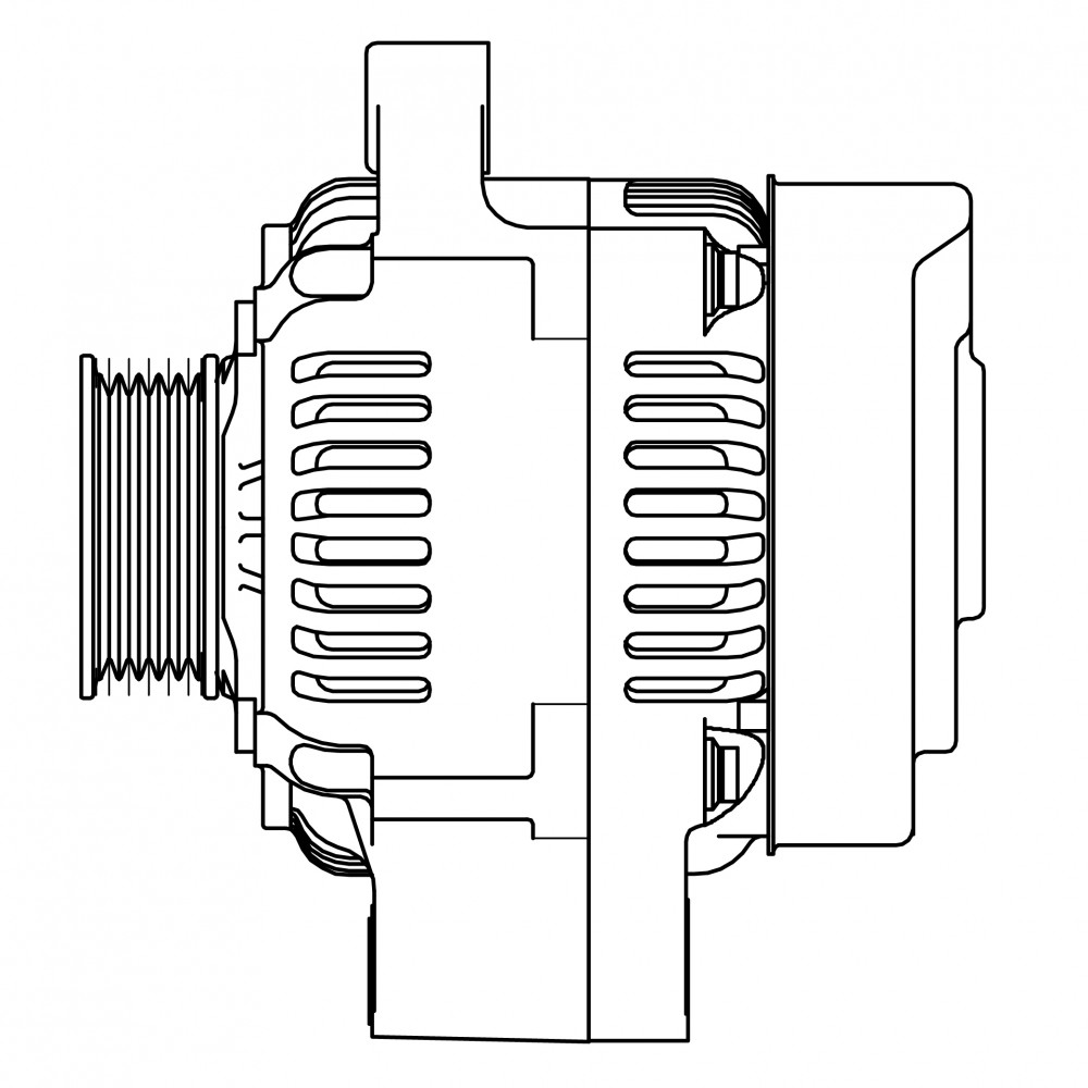 Генератор для автомобилей Toyota RAV4 (94-) 2.0i/Camry V10 (91-)/Camry V20 (96-) 2.2i 80A