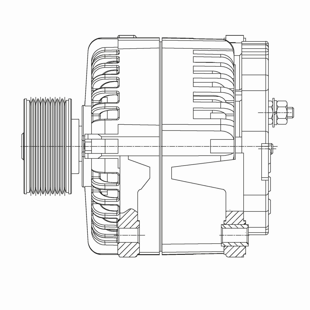 Генератор для автомобилей FAW J7/4180 с дв. CA6DM3 110А