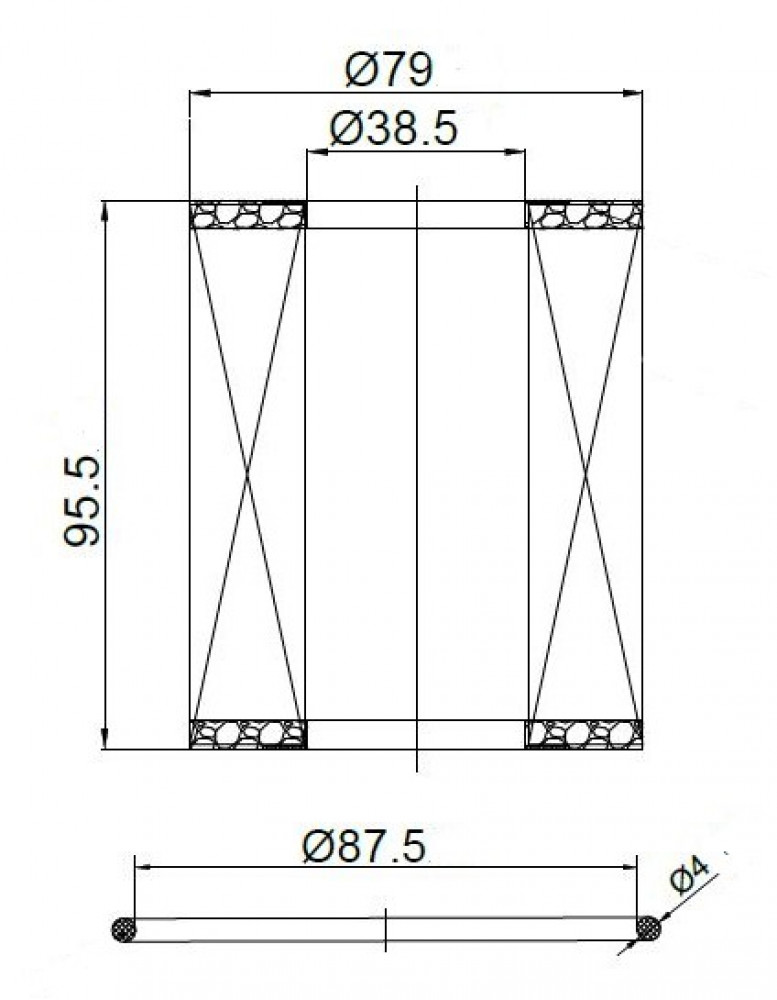 Фильтр для а/м Land Rover Range Rover (12-)/RR Sport (09-)/(13-)/Discovery (10-) 3.0D (картридж) (масл.) (LOF 1010)