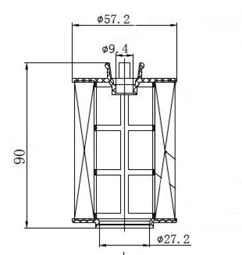 Фильтр для а/м Mercedes A W169 (04-)/B W245 (05-) 1.5i/1.7i/2.0i (картридж) (масл.) (LOF 1509)