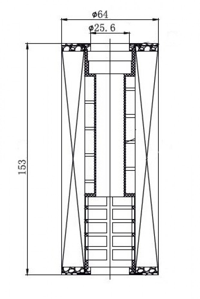 Фильтр для а/м VAG Crafter (06-)/Sharan (00-)/Passat B5 (00-) 1.9D/2.5D (картридж) (масл.) (LOF 1820)