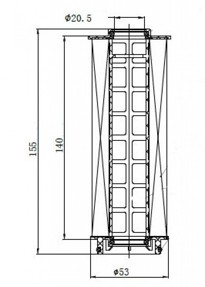 Фильтр для а/м BMW X5 G05 (18-)/X6 G06 (19-)/X7 G07 (19-)/5 G30 (16-) 3.0T/3.0D (картридж) (масл.) (LOF 2602)