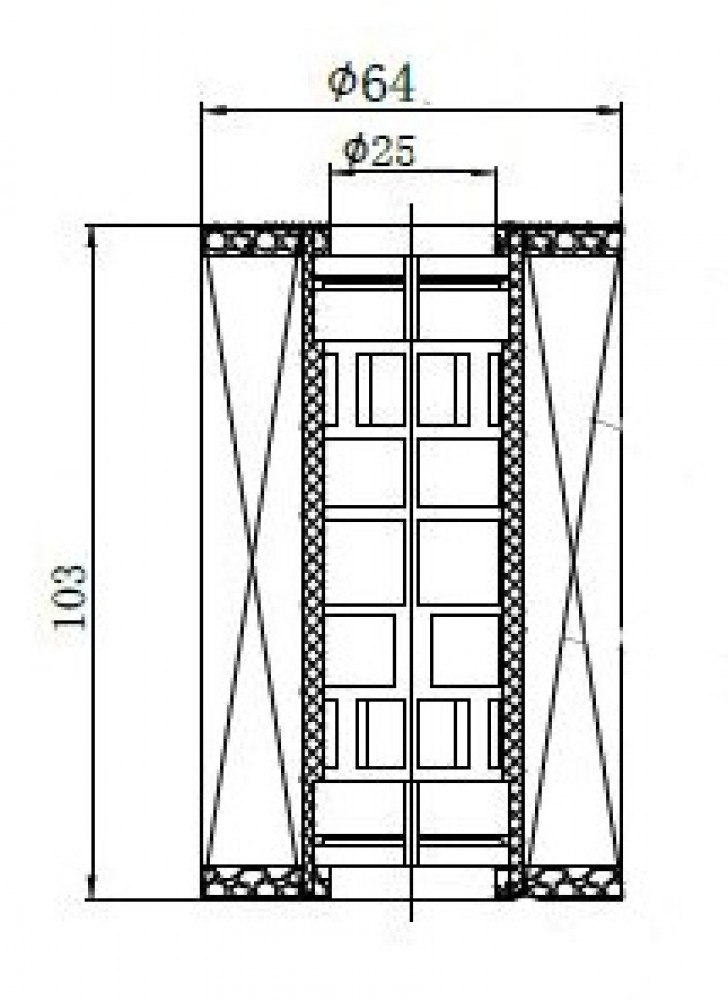 Фильтр масляный для а/м BMW 3 E36 (93-)/3 E46 (98-) 1.6i/1.8i/1.9i (картридж)
