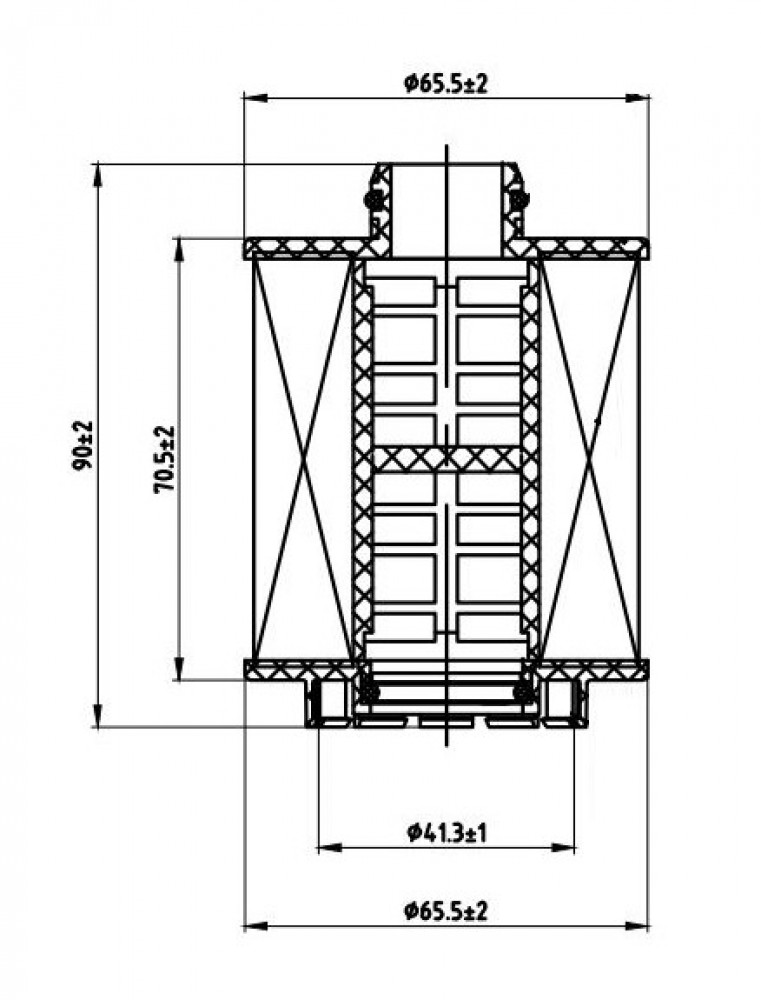 Фильтр масляный для а/м Haval Dargo (22-)/F7/F7x II (24-)/Tank 400 (25-) 2.0T (картридж)