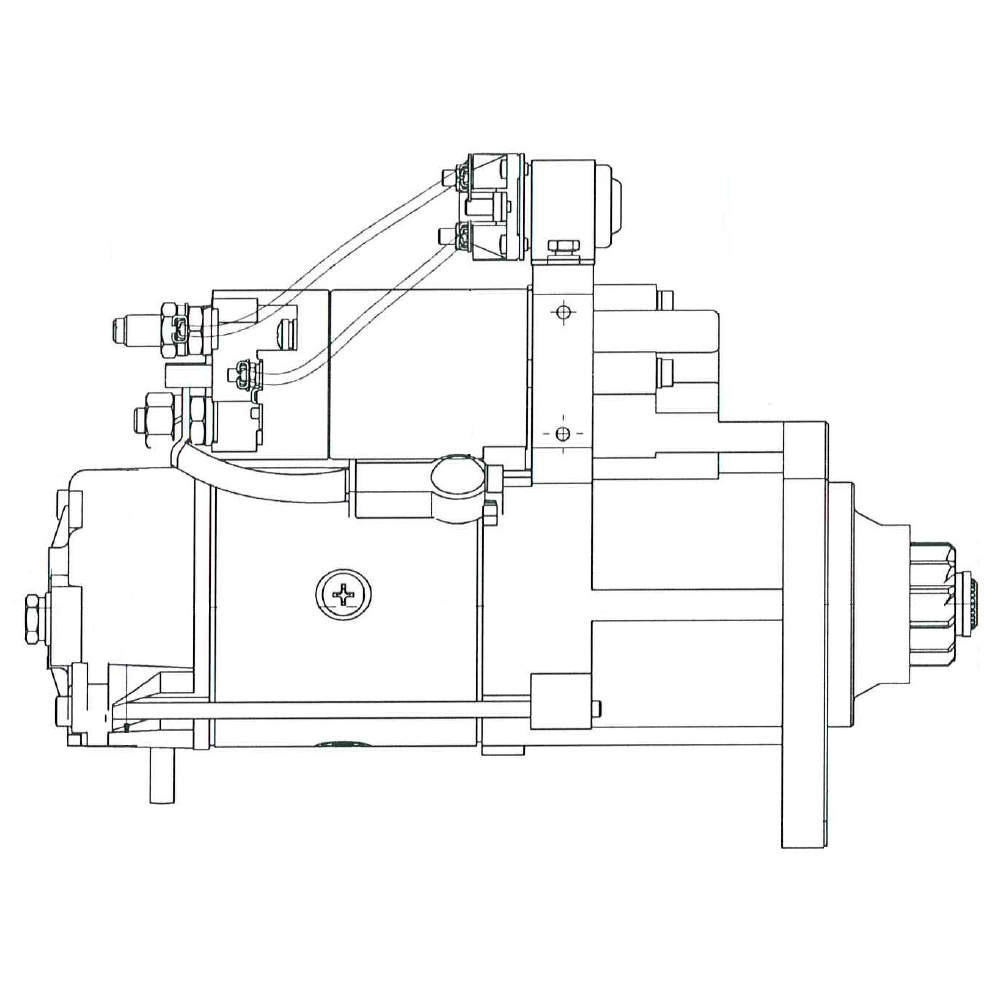 Стартер для автомобилей Volvo FM (05-) с дв. D13A400/D13A440 24В 7кВт