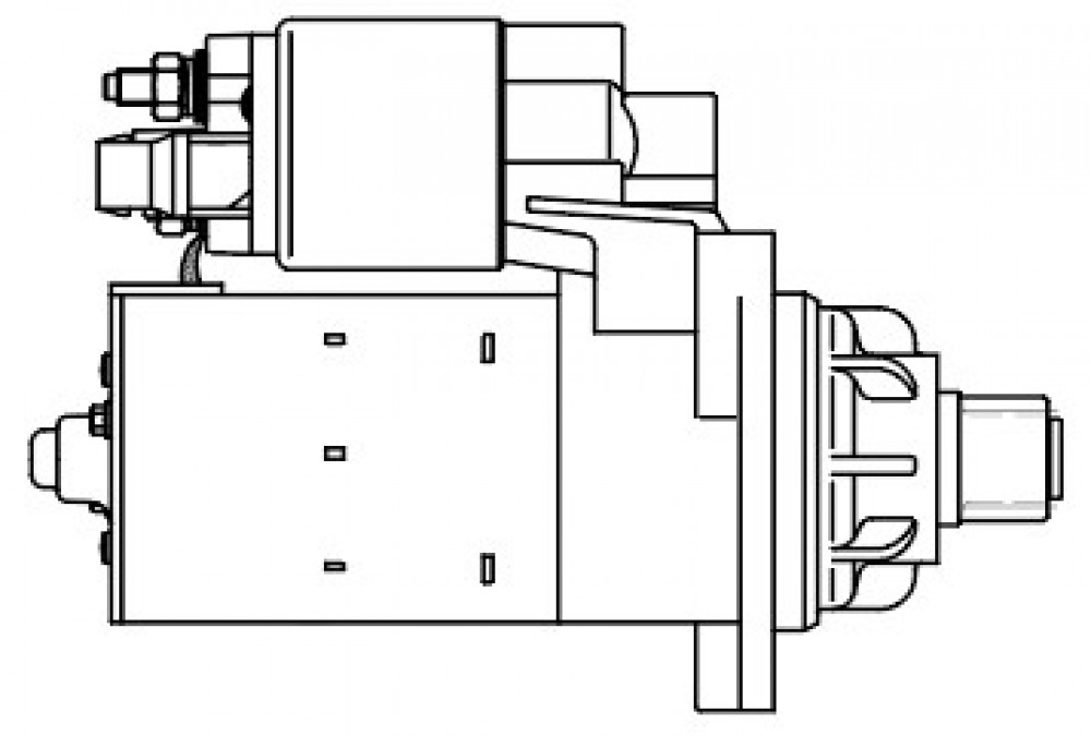 Стартер для автомобилей VAG Sharan (95-) 1.8T/2.0i 1,1кВт