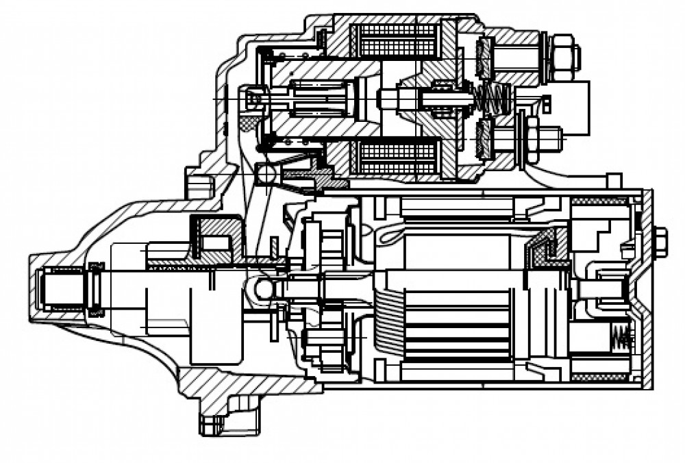 Стартер для автомобилей Toyota Rav 4 (19-) 2.0i/2.5i/Camry V70 (17-) 2.5i 1,4кВт
