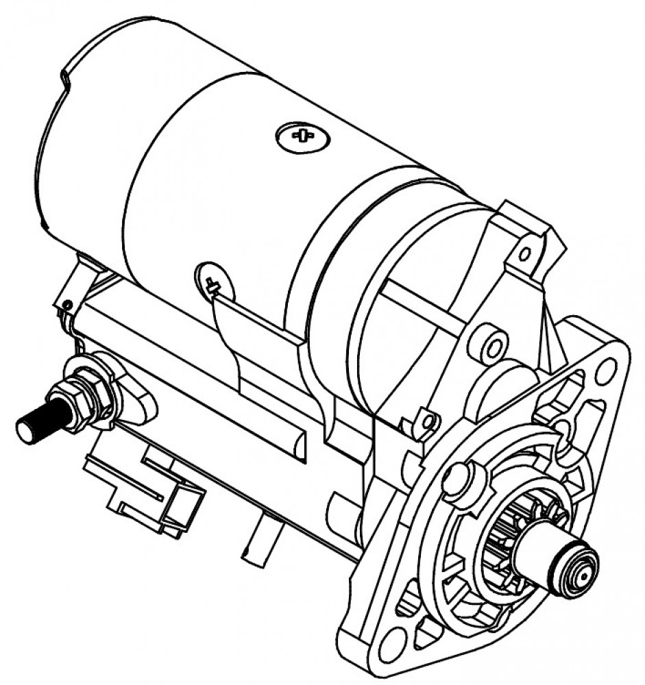 Стартер для автомобилей Toyota Land Cruiser Prado J15 (09-) 2.8D/3.0D 2,5кВт