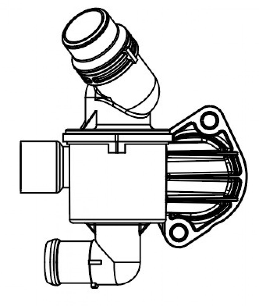 Термостат для автомобилей Audi Q5 (08-)/A4 (B8) (08-) 2.0d (87°С)