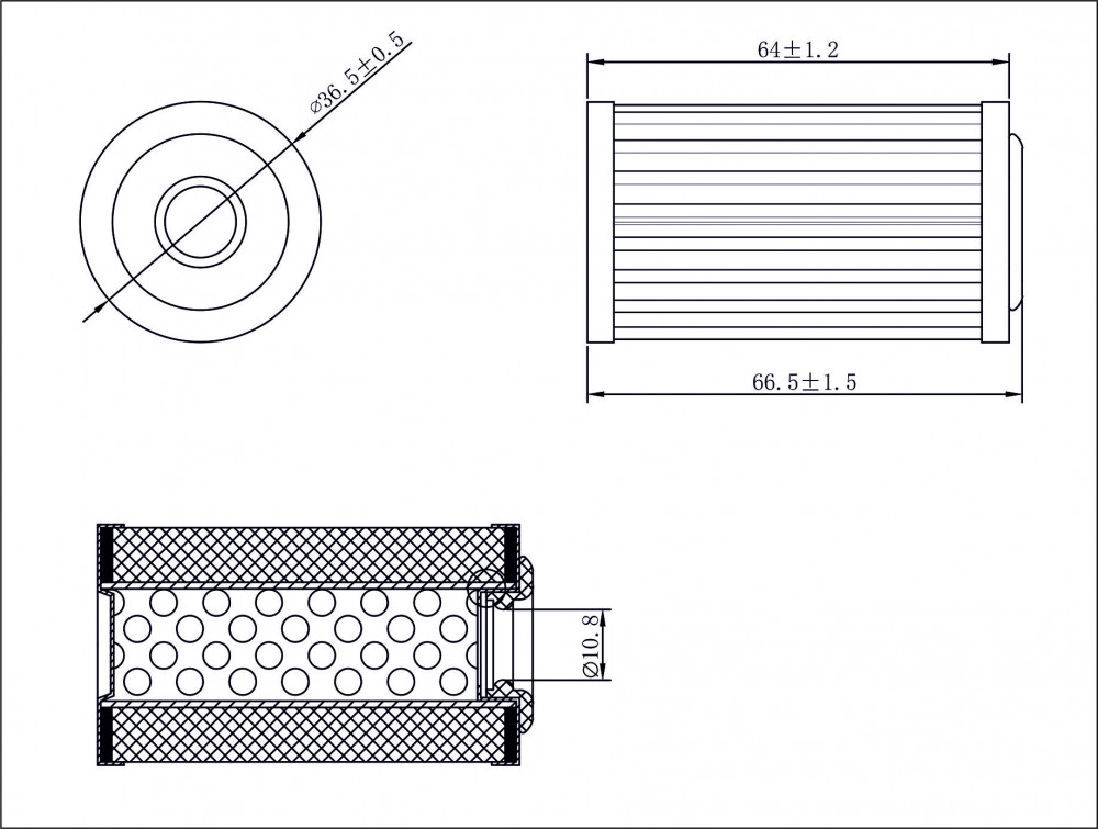 Фильтр АКПП для а/м Лада Vesta (15-)/XRay (16-)/Nissan Qashqai (06-) [JF015] картридж