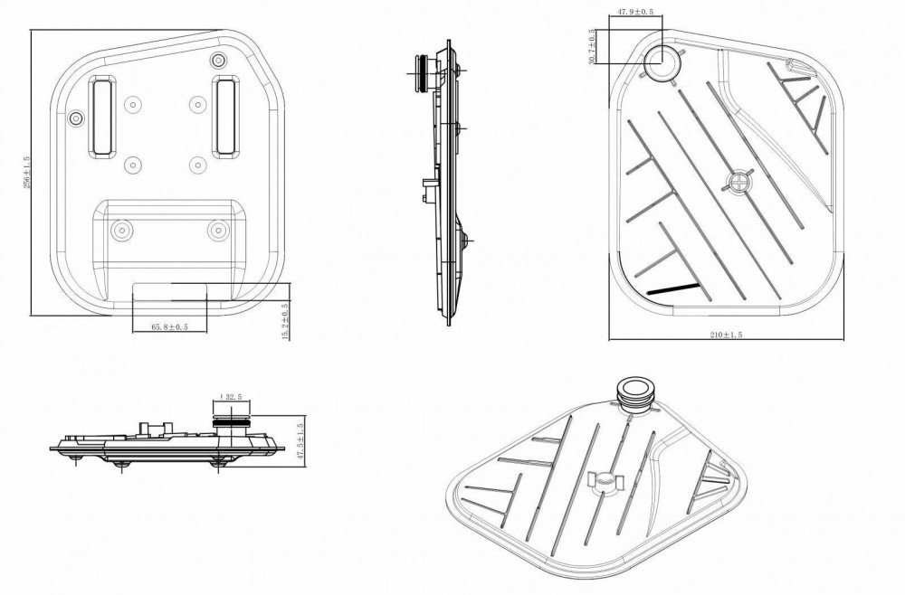 Фильтр АКПП для а/м VAG Q5 (12-)/A6 (15-)/A5 (08-)/A7 (10-) [8HP55/0BK]