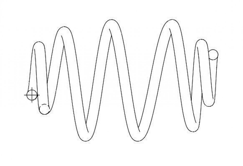 Комплект пружин подвески для автомобилей Daewoo Lanos (97-) седан/хетчбэк (задняя ось) (2 шт.)
