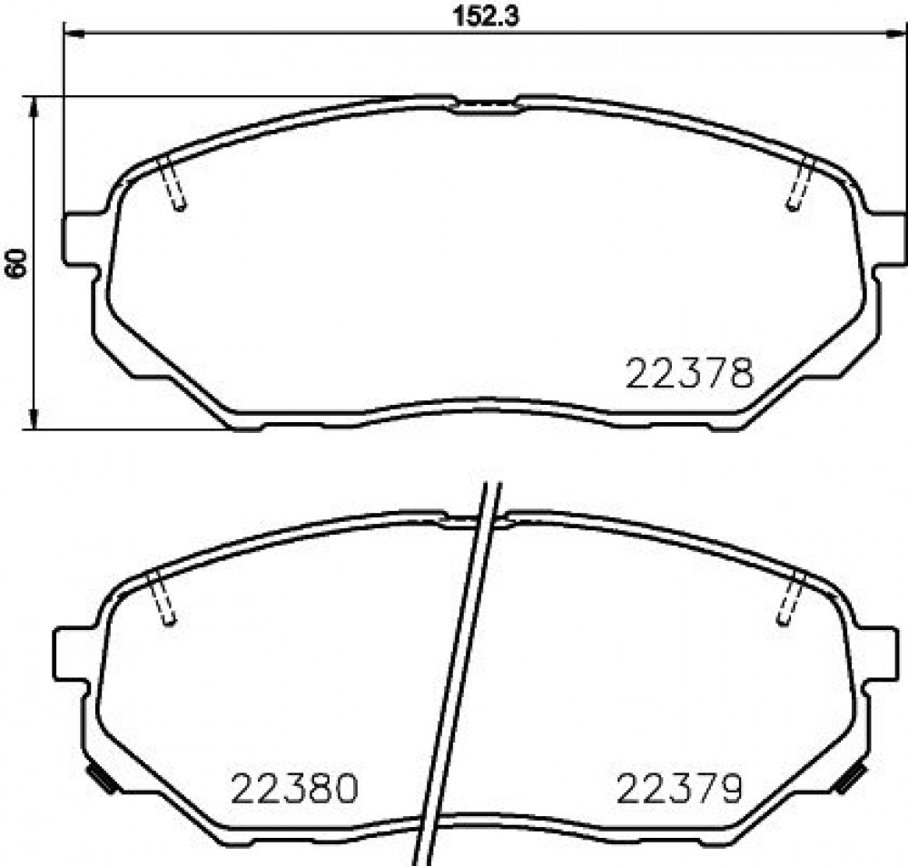 Колодки тормозные дисковые передние для автомобилей Hyundai Santa Fe (18-) / Kia Sorento (15-) с колёсными дисками R17