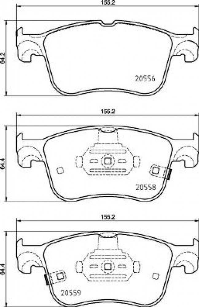 Колодки тормозные дисковые передние для автомобилей Ford Focus IV (18-) / Kuga (19-)