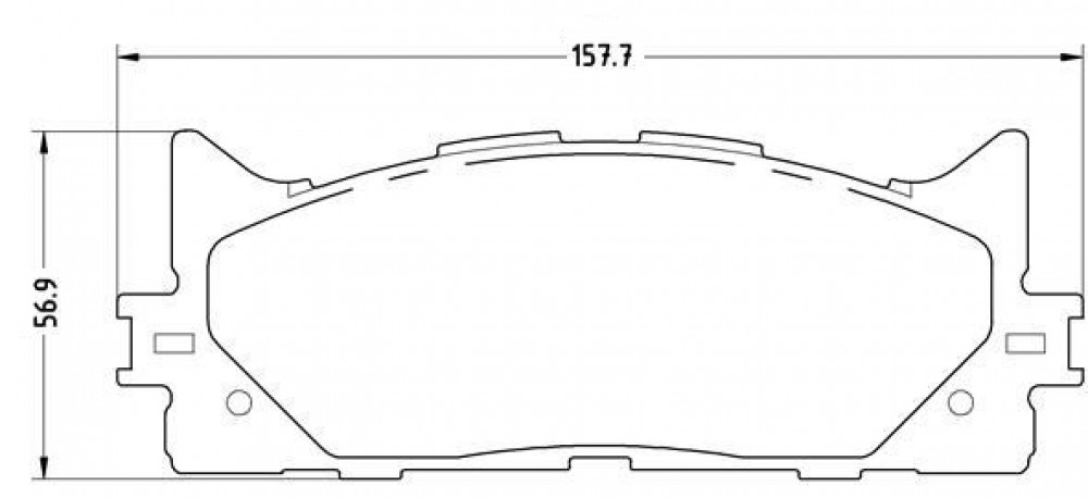 Колодки тормозные дисковые для автомобилей Toyota Camry (06-) передние (керамические) [серия PRO]