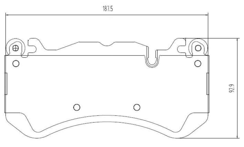 Колодки тормозные дисковые передние для автомобилей Mercedes G (W463) (97-) / S (W221) (05-) с тормозной системой Brembo