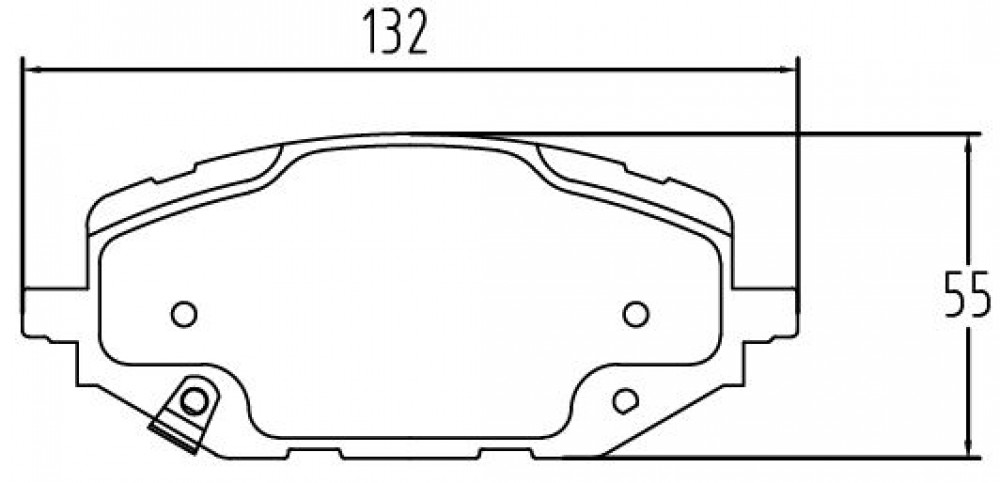 Колодки тормозные дисковые передние для автомобилей Chevrolet Tracker (20-)