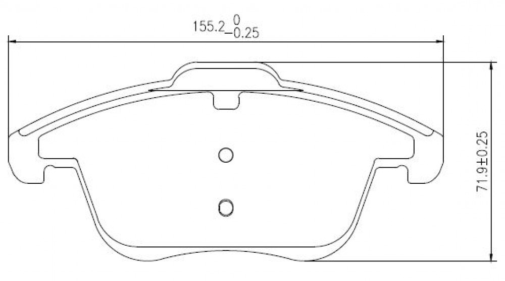 Колодки тормозные дисковые передние для автомобилей Citroen C5 (08-) / Peugeot 407 (04-)
