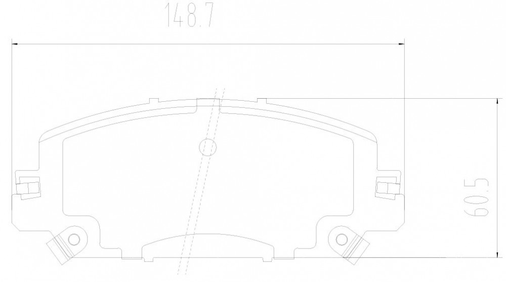 Колодки тормозные дисковые передние для автомобилей Honda CR-V (17-)
