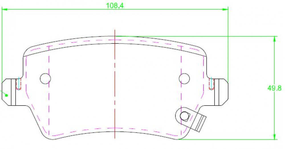 Колодки тормозные дисковые задние (керамические) для автомобилей JAC J7 (20-) / Москвич 3 (22-) [серия PRO]