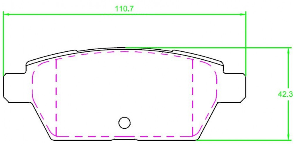 Колодки тормозные дисковые задние (керамические) для автомобилей Mazda 6 (02-) / FAW Besturn X80 (18-) [серия PRO]