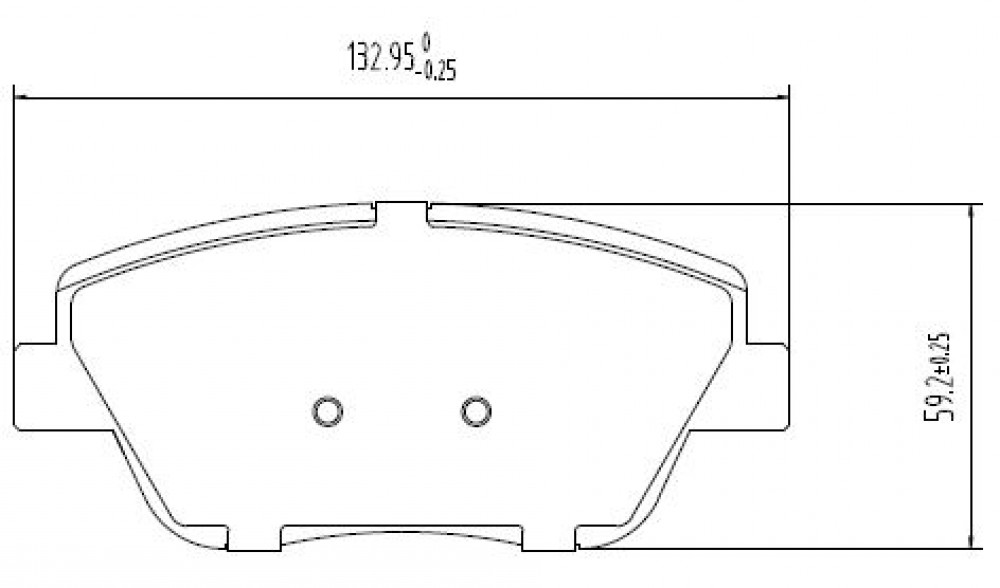 Колодки тормозные дисковые передние для автомобилей Kia Optima III (10-) / Hyundai Sonata VI (10-) с тормозными дисками d=300