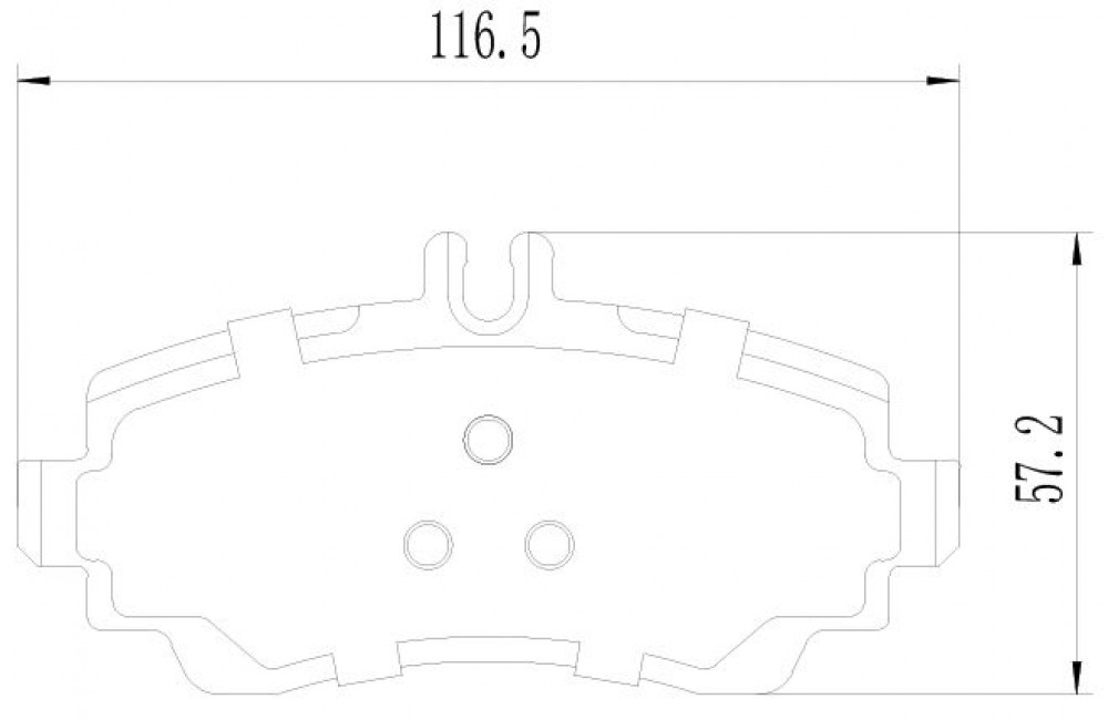 Колодки тормозные дисковые передние для автомобилей Mercedes A (W168) (97-)