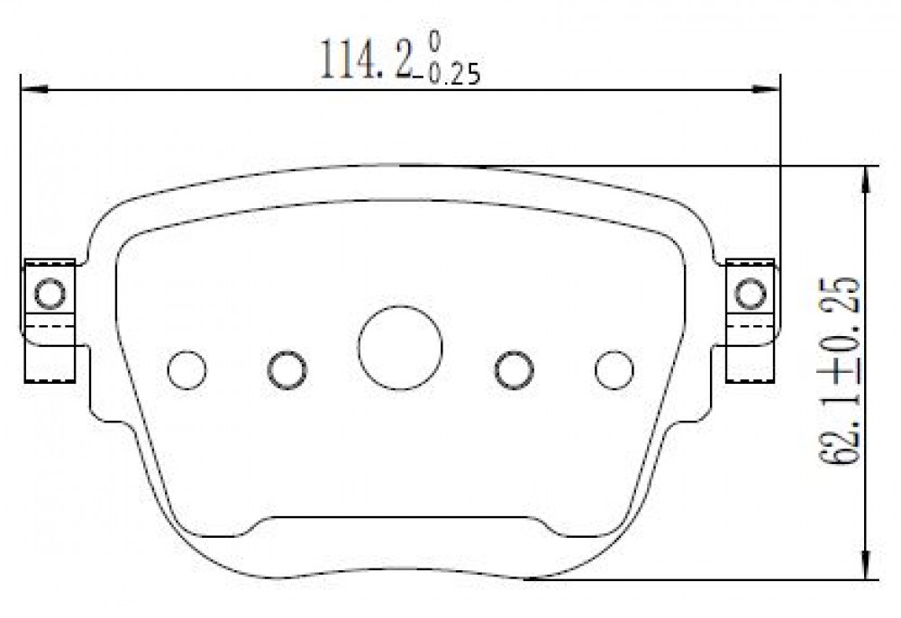 Колодки тормозные дисковые задние для автомобилей Mercedes E (W213) (16-) / CLS (C257) (17-)