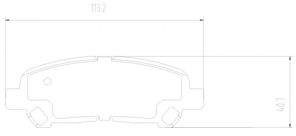 Колодки тормозные дисковые задние для автомобилей Toyota Highlander (07-)