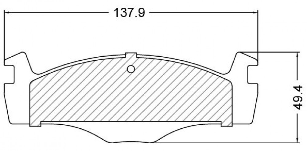 Колодки тормозные дисковые передние для автомобилей VW Polo (92-)