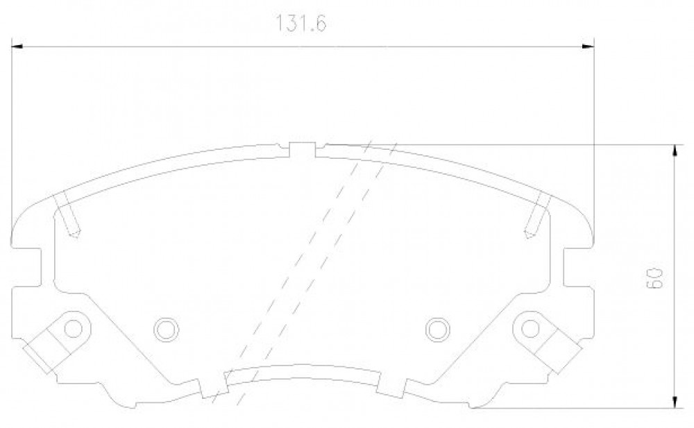 Колодки тормозные дисковые передние для автомобилей Changan CS35 (12-)